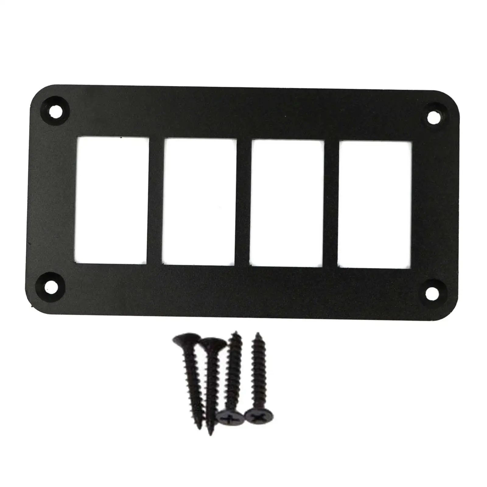 

Aluminum Alloy Rocker Switch Panel Housing Holder Waterproof Toggle Mounting Bracket for Marine Car RV SUV Boat