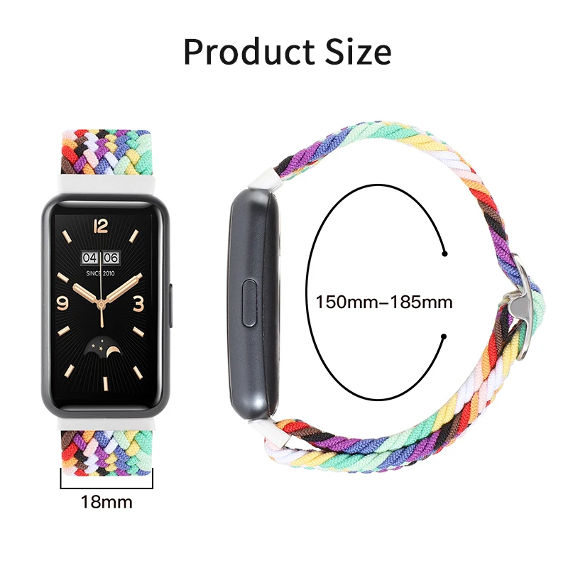 Adjustable Nylon Strap for Xiaomi Mi Band 7 Pro Breathable 7Pro Replacement Accessories Bracelet for Miband 7 Pro Wristband