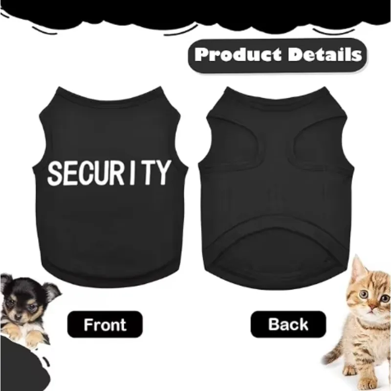 ZHAYA Custom Logo Printed Cotton Pet Clothes Stylish Designer Outfit for Small Medium Dogs