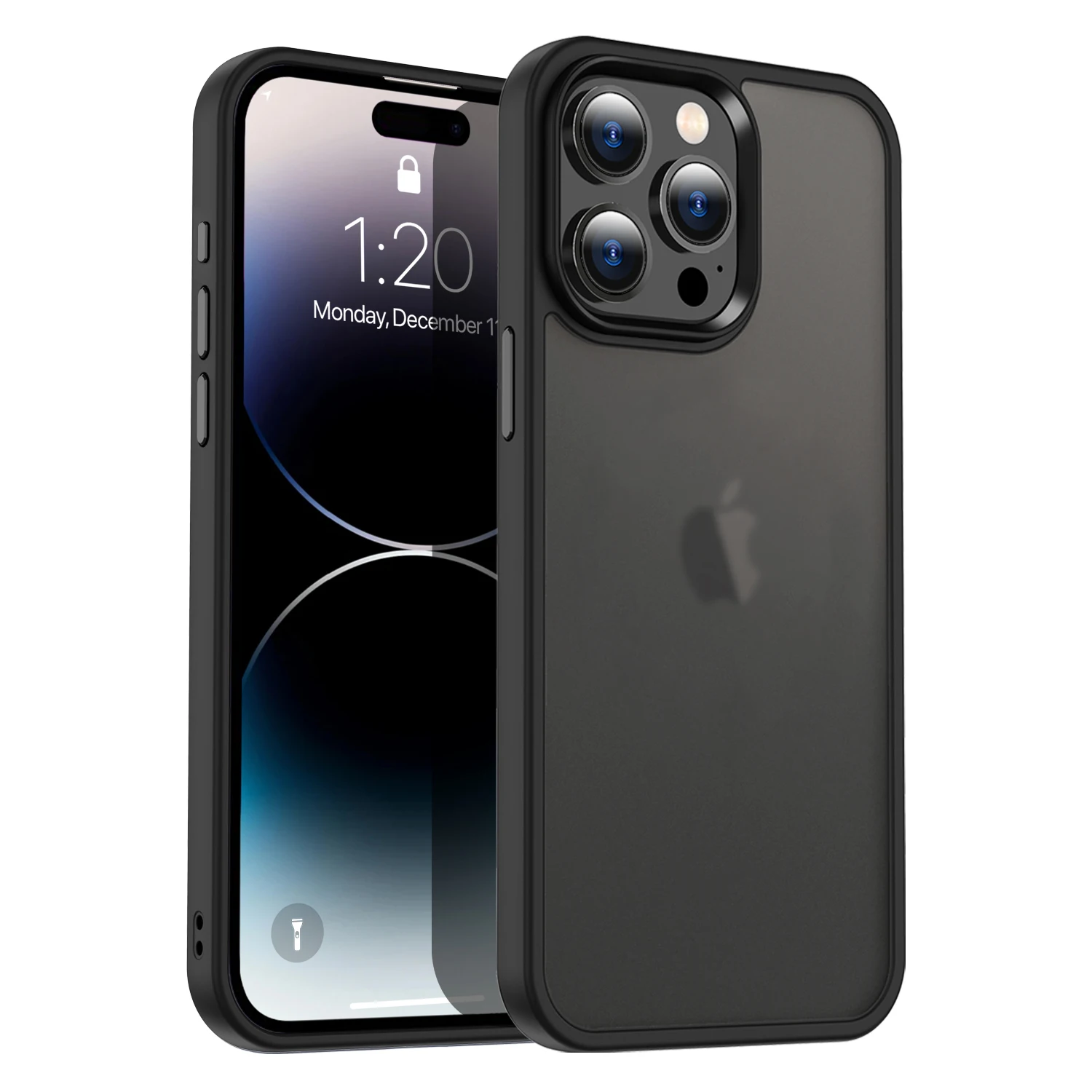 Matte Hülle für iPhone 15 Pro Max 14 plus 13 12 15pro 14pro stoß feste militärische gefrostete durchscheinende Rückseite Telefon abdeckung Zubehör