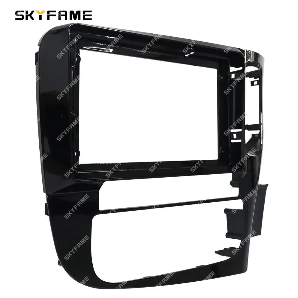 SKYFAME-Adaptador de Fascia para marco de coche, Kit de Panel de montaje para tablero de Radio Android para Mitsubishi Outlander 3