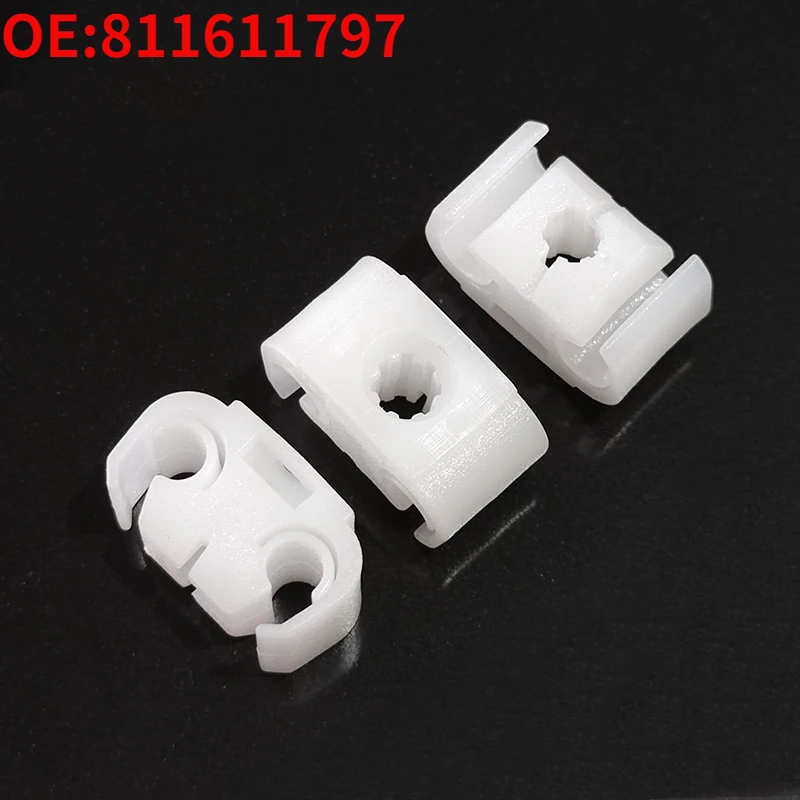 10PCS Car Brake Line Cable Bracket Vacuum Hose Pipe Clips For VW Jetta Santana Chery Passat Chassis tubing fixed line clip hooks