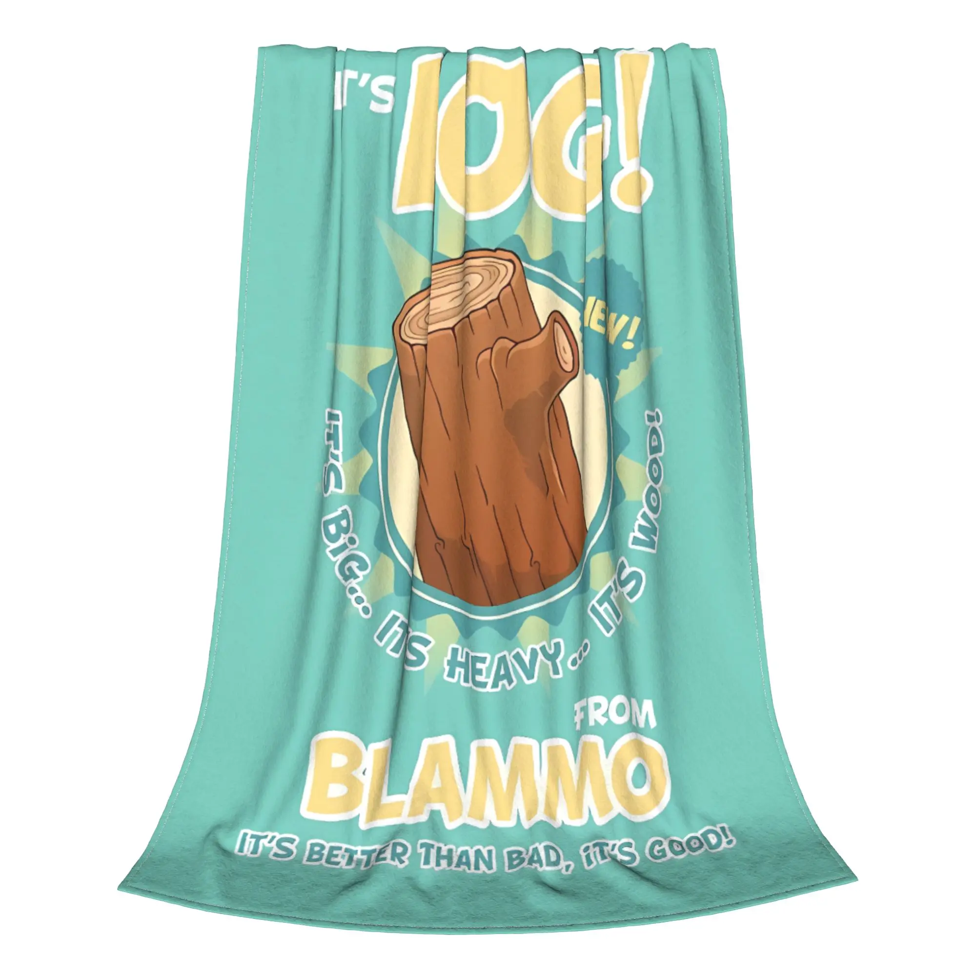 1PC Home Cute Room Decor Its Better Than Bad, Its Good! Blanket Throw Blanket Ren & Stimpy Novelty Warm Blanket All Season