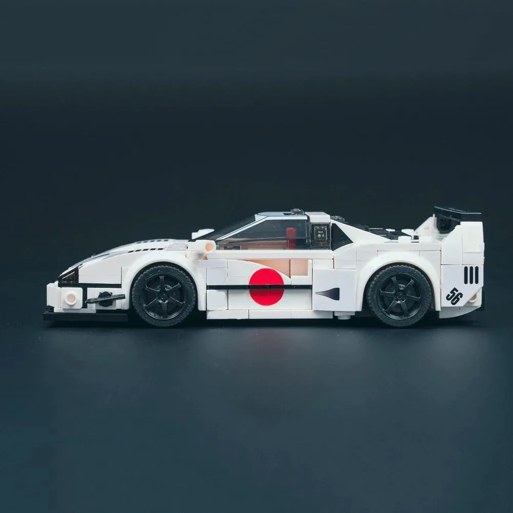 351PCS MOC Champion series DIY Walk F40 Building Blocks Splicing Assembly Model Toy Brick Children's Birthday Gift With Stickers
