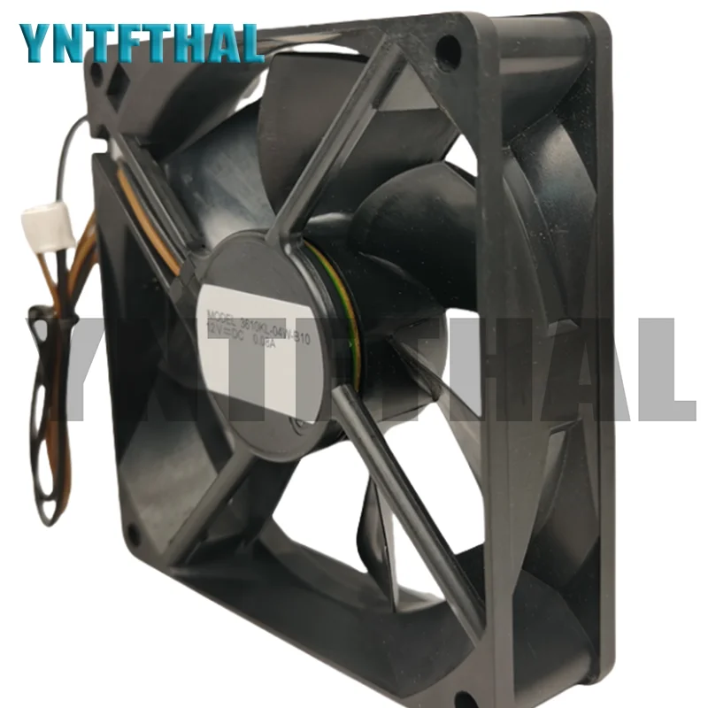 3610KL-04W-B10 DC12V 0.08A 92x92x25MM Two Lines Cooling Fan