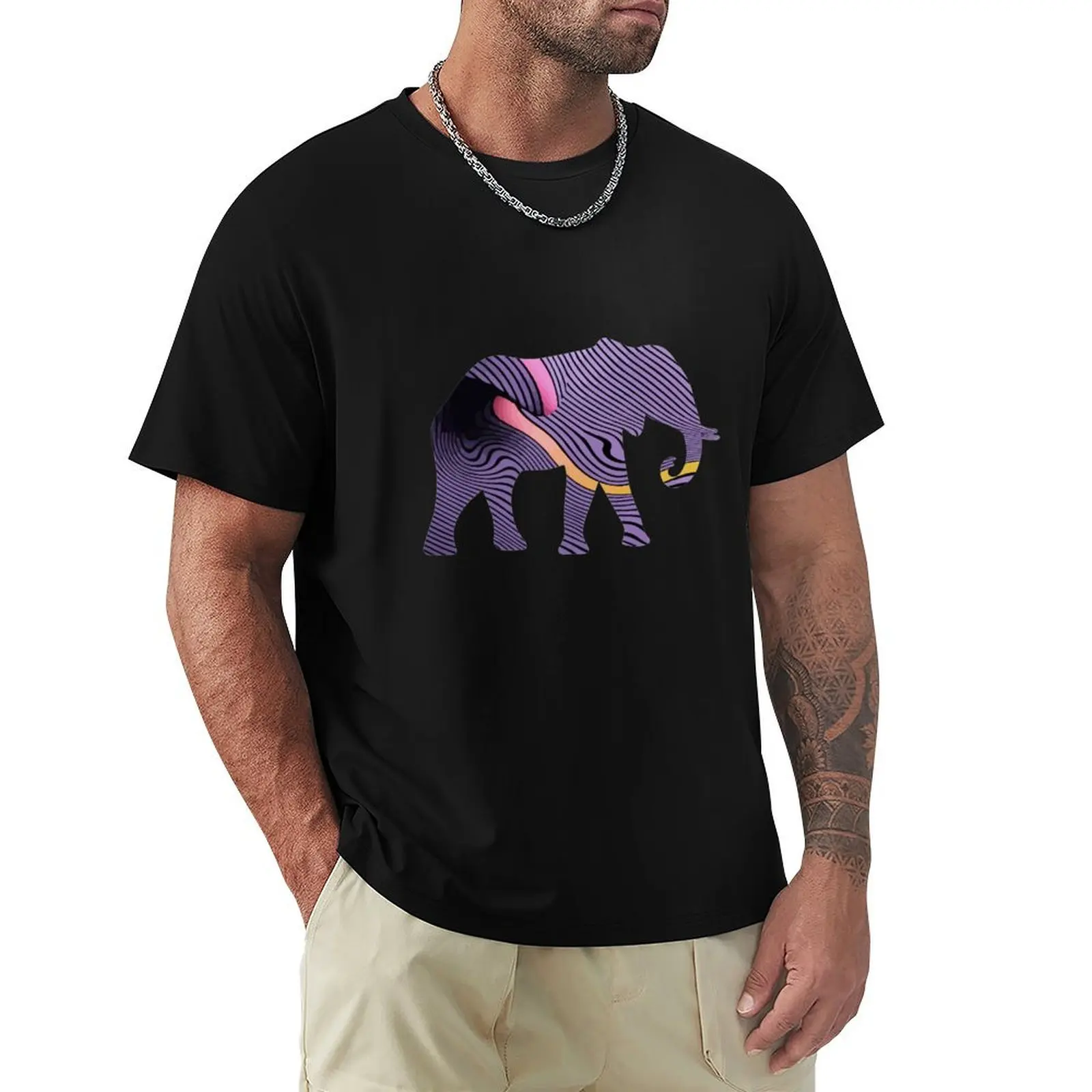 Tame Impala Currents Elephant Full Body T-Shirt Odor Resistant Short Sleeve Top