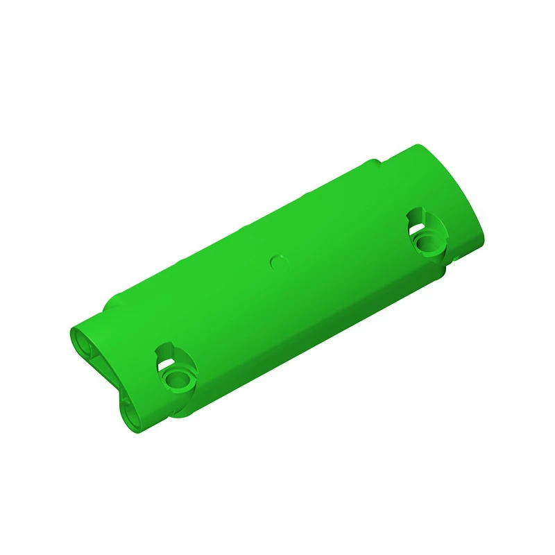 MOC PARTS GDS-1010 tecnico, pannello curvo 11x3 con fori a 2 Pin attraverso la superficie del pannello compatibile con lego 62531