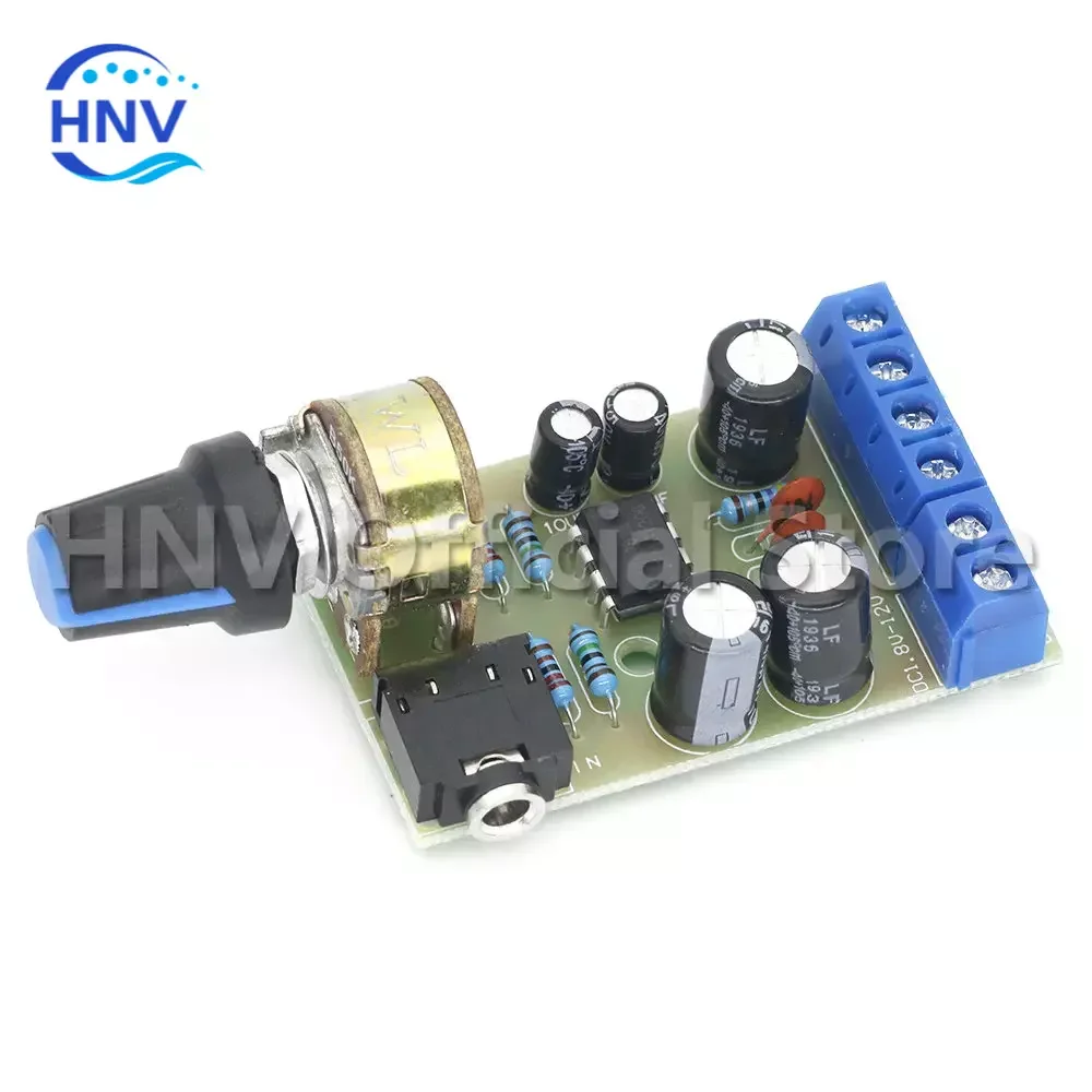 TDA2822 TDA2822M Amplifier Board DC 1.8-12V 2.0 Channel Stereo Mini AUX Audio Amplifier Module AMP with 50K Ohm Potentiometer