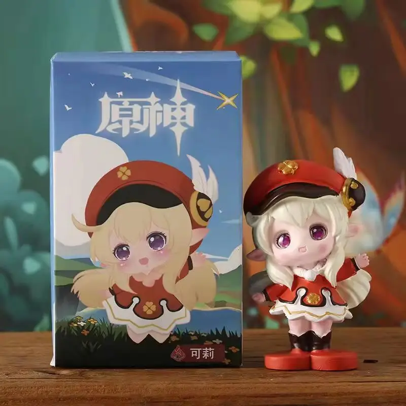 

Genshin Impact Blind Box Klee Q Version Collectible Cartoon Anime Figure Desktop Decor Ornament Kids Birthday Gift Party Favor