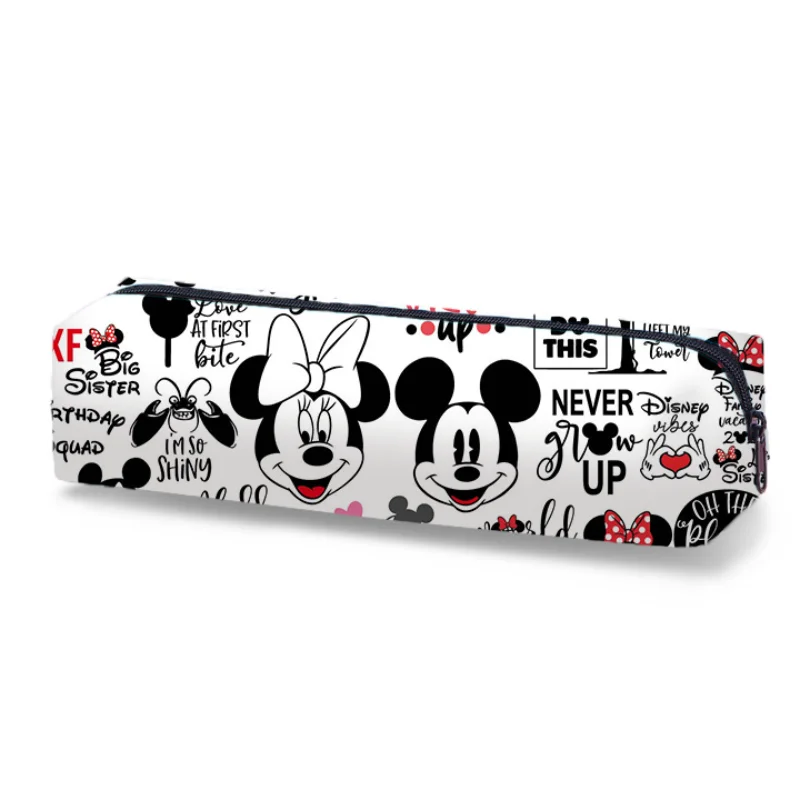 Пенал с Микки Диснеем, мультяшная большая вместительная сумка для хранения ручек, студенческий органайзер для канцелярских принадлежностей, школьные канцелярские принадлежности, подарок