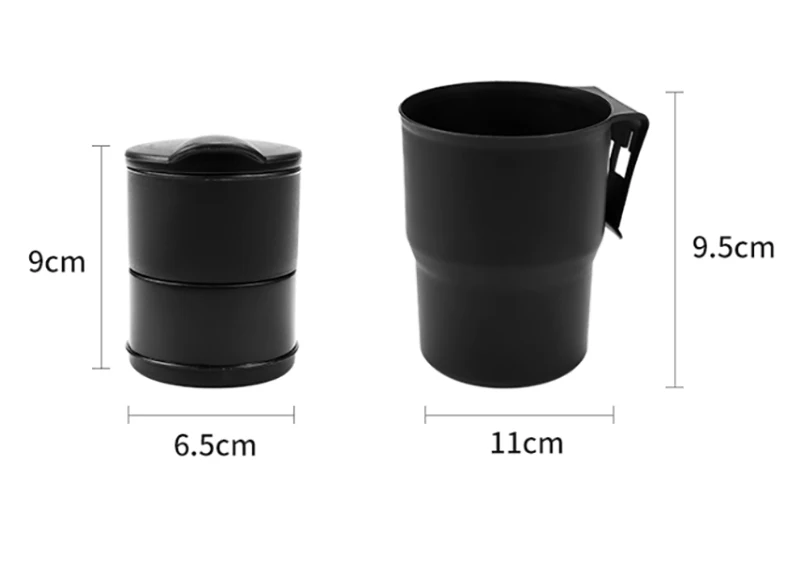 Car Ashtray Fit for Chery ICAR V23S Modified Auto Rear Multifunctional Garbage Bin Car Interior Accessories