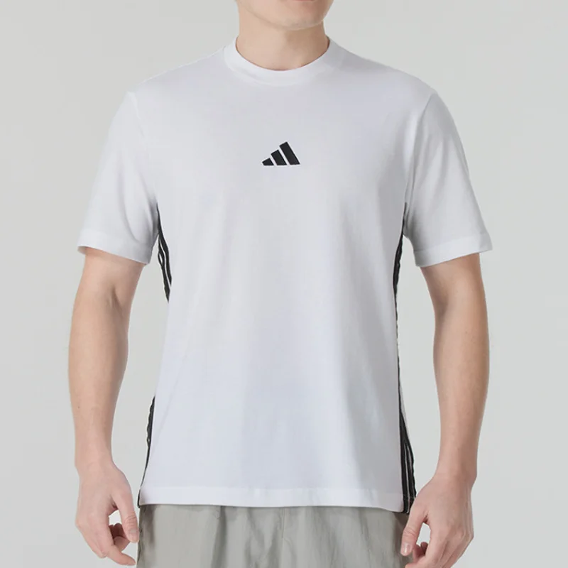 

Adidas Men's 2026 Summer New Crew Neck Breathable Sports Casual Short Sleeve T-shirt JY8563