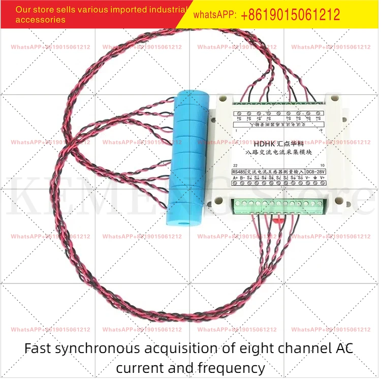 new Multi-channel 8-channel AC Current Frequency Measurement Acquisition Detection Module RS485 Sensor Transmitter MODBUS-RTU