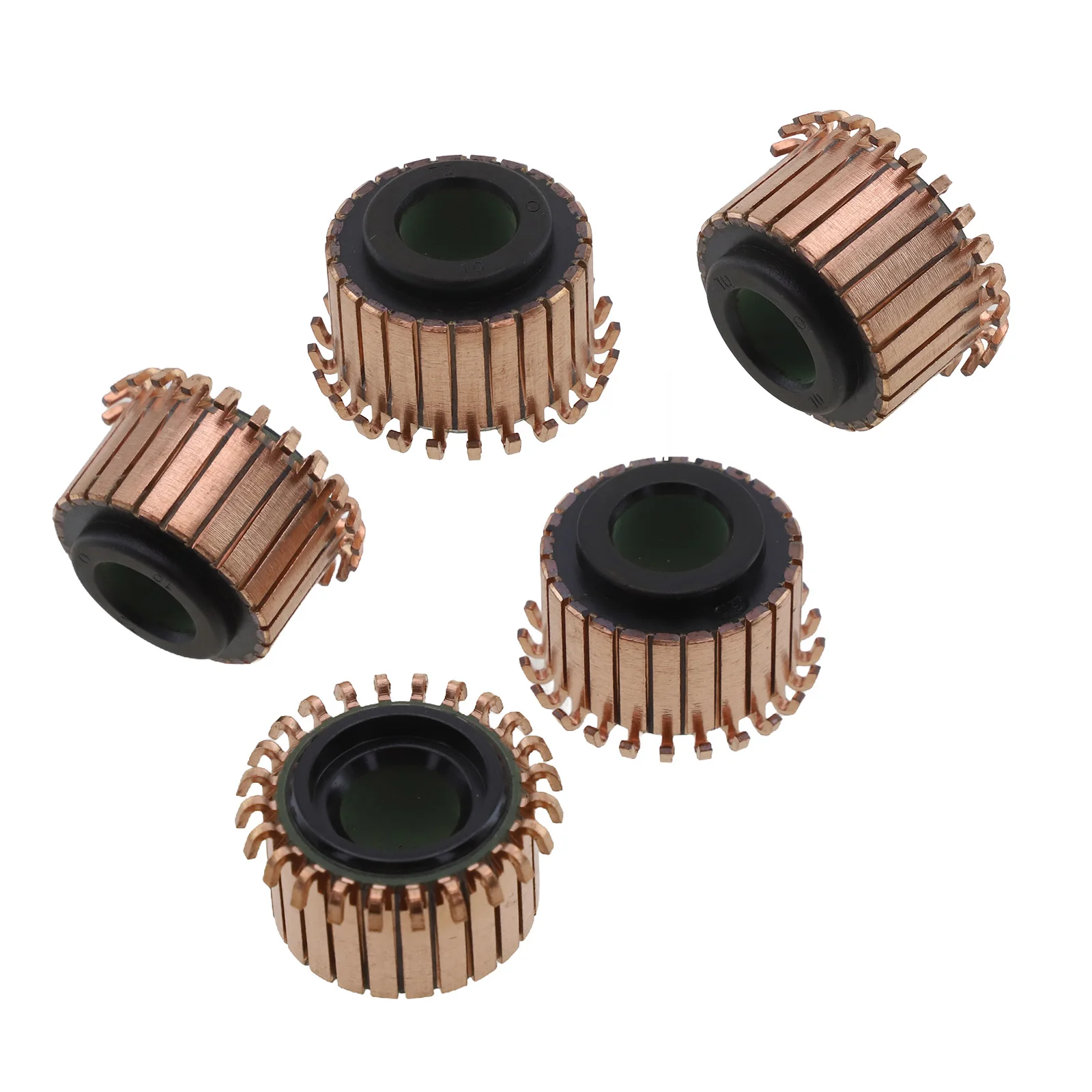 Motor Commutator Commutator Copper Tone DHY-0243-24 Portable Practical 23.2*10*14.7(17.2)mm Black High Quality