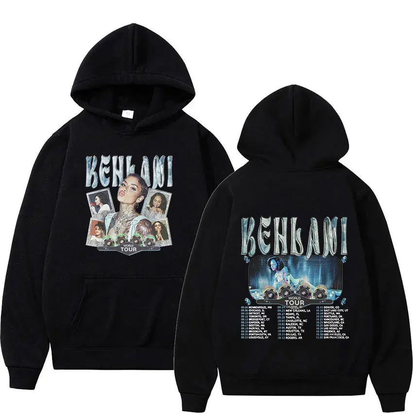 

Retro Kehlani Crash 2024 World Tour Album Hoodie Men Women Aesthetic Fashion Pullover Sweatshirt Hip Hop Loose Clothing Hoodies