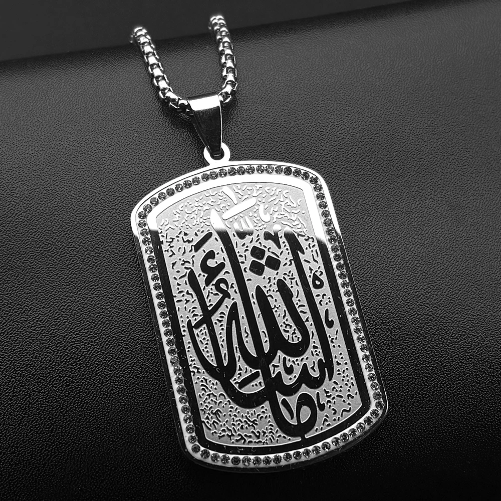 Stainless Steel Muslim Islam Q - Men'S Fashion Gold Chain review and price