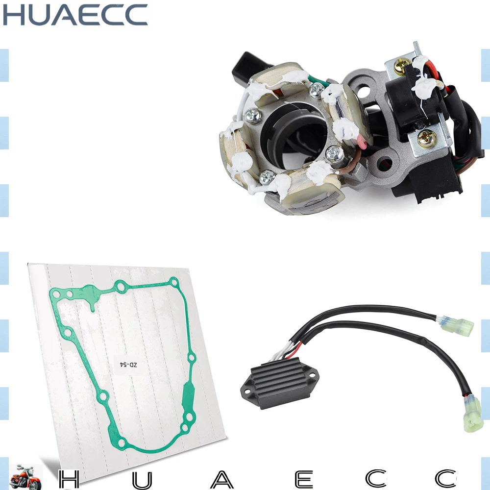 

For Yamaha YZ450 YZ450F 2006-2009 YZ 450 YZ450F 50TH Anniversary 06 2S28556000 1DX8196000 Stator Coil + Gasket + Rectifier