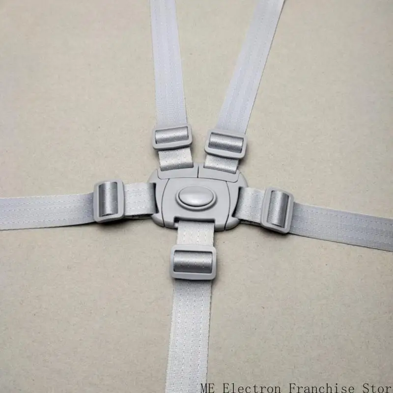 T5EA ergonomic 5 point ปรับสายรัดความปลอดภัยสำหรับทารกสำหรับเก้าอี้สูงและที่นั่งบูสเตอร์ช่วยให้มั่นใจได้สูงสุด