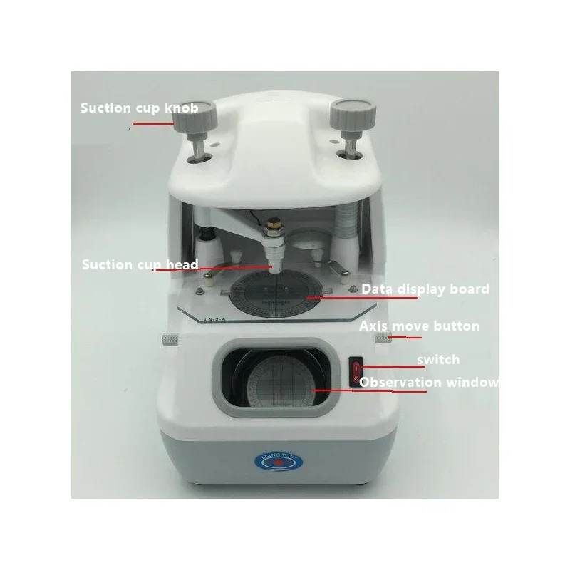 New Small 110V/220V Lens Positioner Center Lens Led Light Central Positioning Machine Instrument Machine Optical Shop Processing