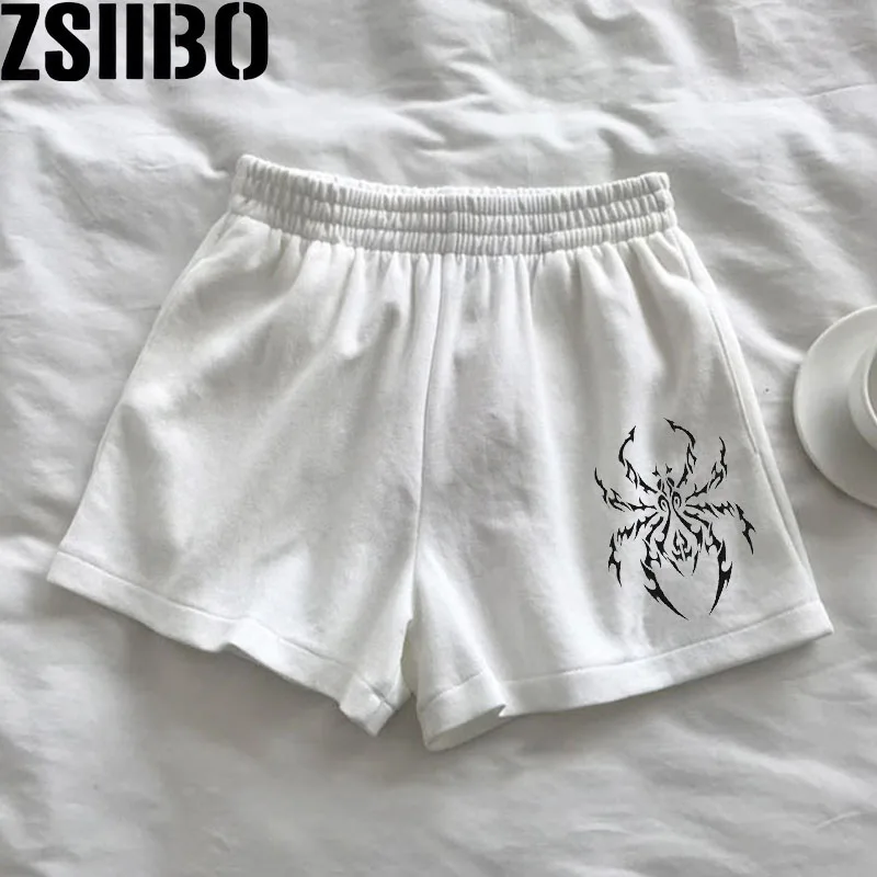 Summer New Leisure Fashion Sports Shorts Street Y2k Oversize Beach Shorts Retro Letters Elastic waist casual beach party Waist