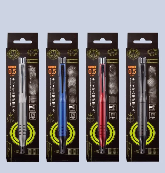 1 قطعة قلم رصاص ميكانيكي M5-1030 معدن دوار مزدوج اللوحة قلم رصاص خاص 0.5 مللي متر