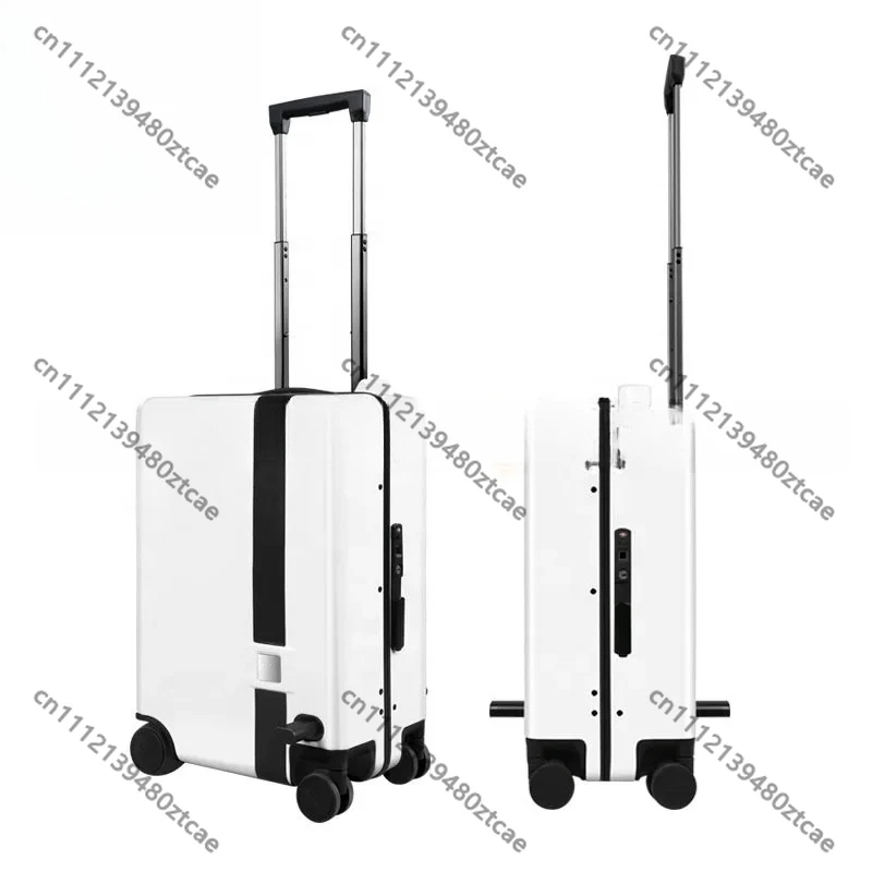 20 Inch Ride On Luggage, Remote Control Smart Suitcase, Portable Travel Rolling Carry On Luggage