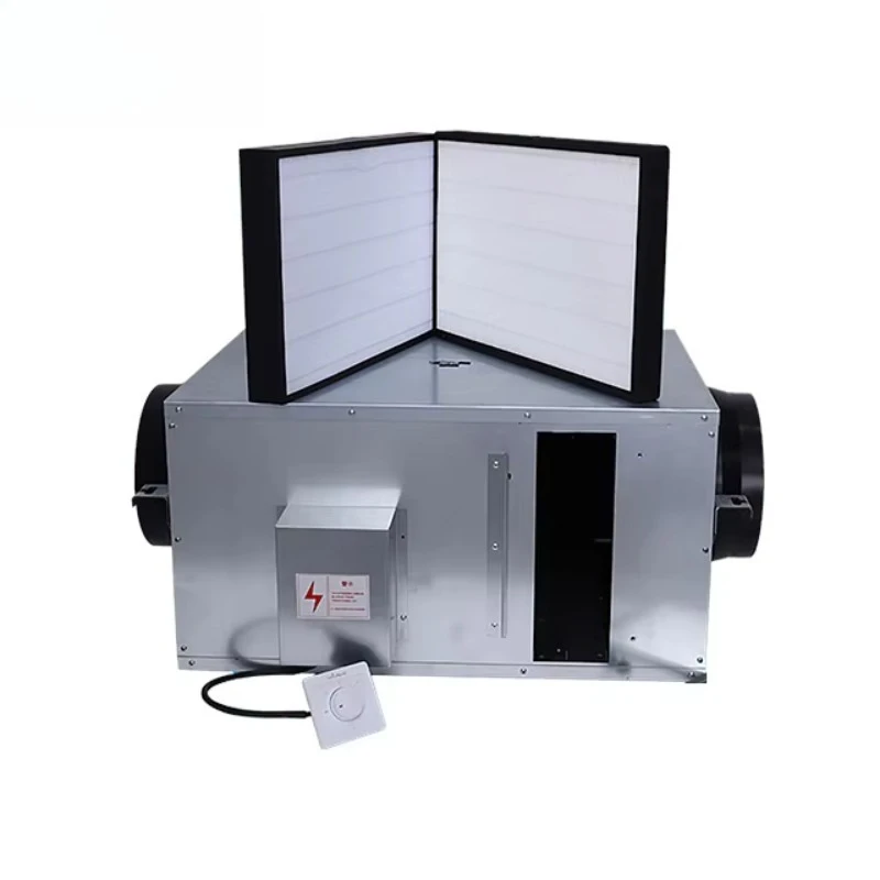 positive pressure fresh  system high efficiency filtration supply device workshop basement fresh air ventilation fan