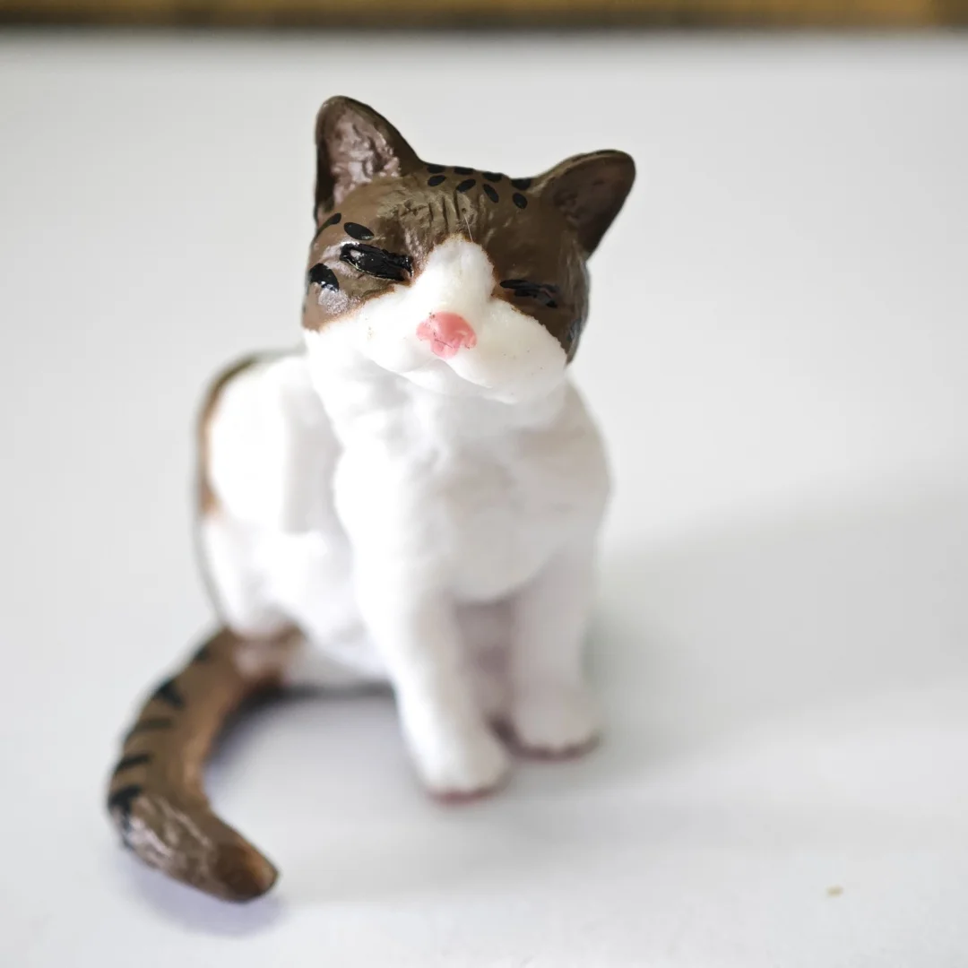 

1 Pcs 4cm Cute Simulation Kitten Mimi Cat kawaii ornament Chinese Li Hua