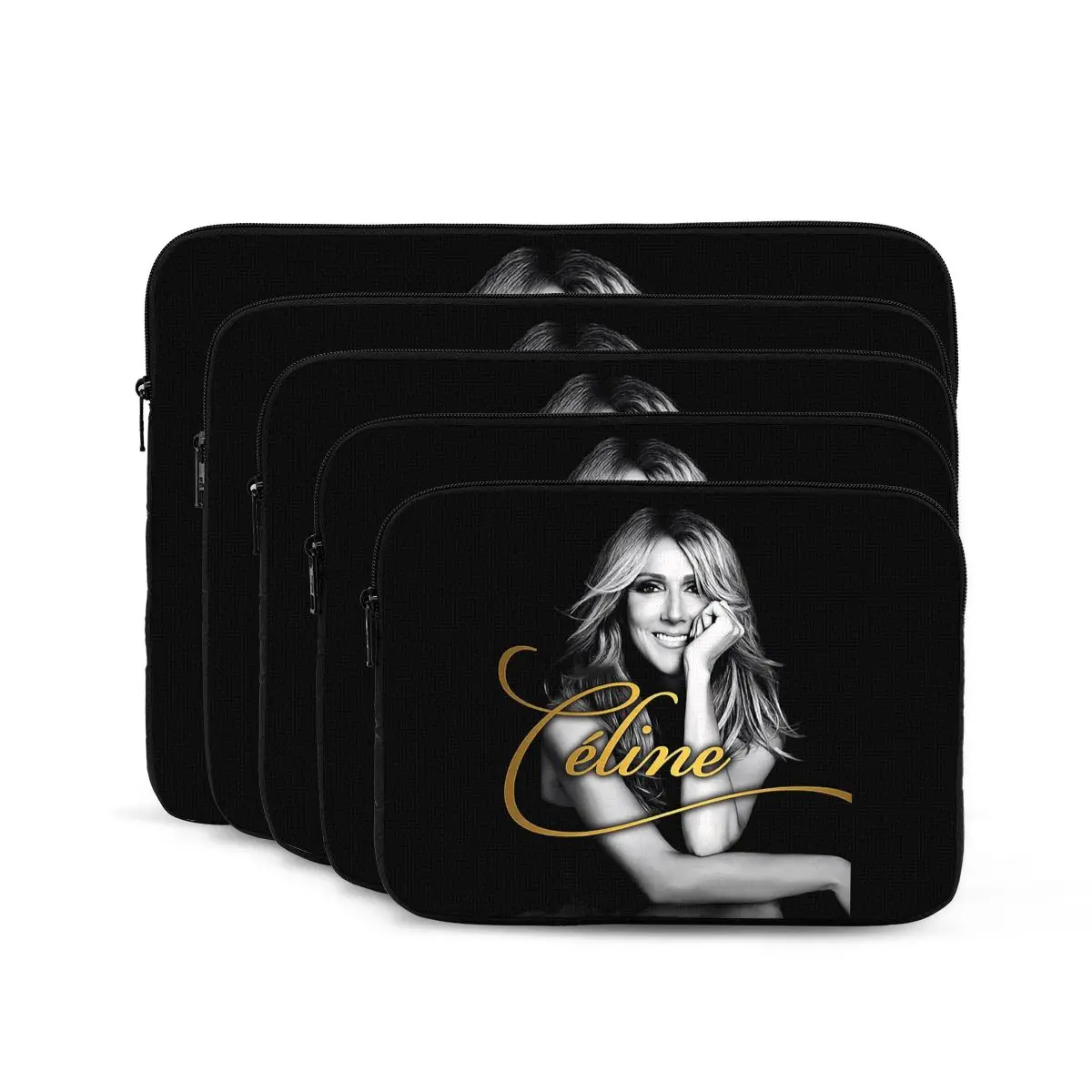 سيلين ديون غطاء كمبيوتر محمول حقيبة 10 12 13 15 17 بوصة حقيبة دفتر كم اللوحي للصدمات حقيبة