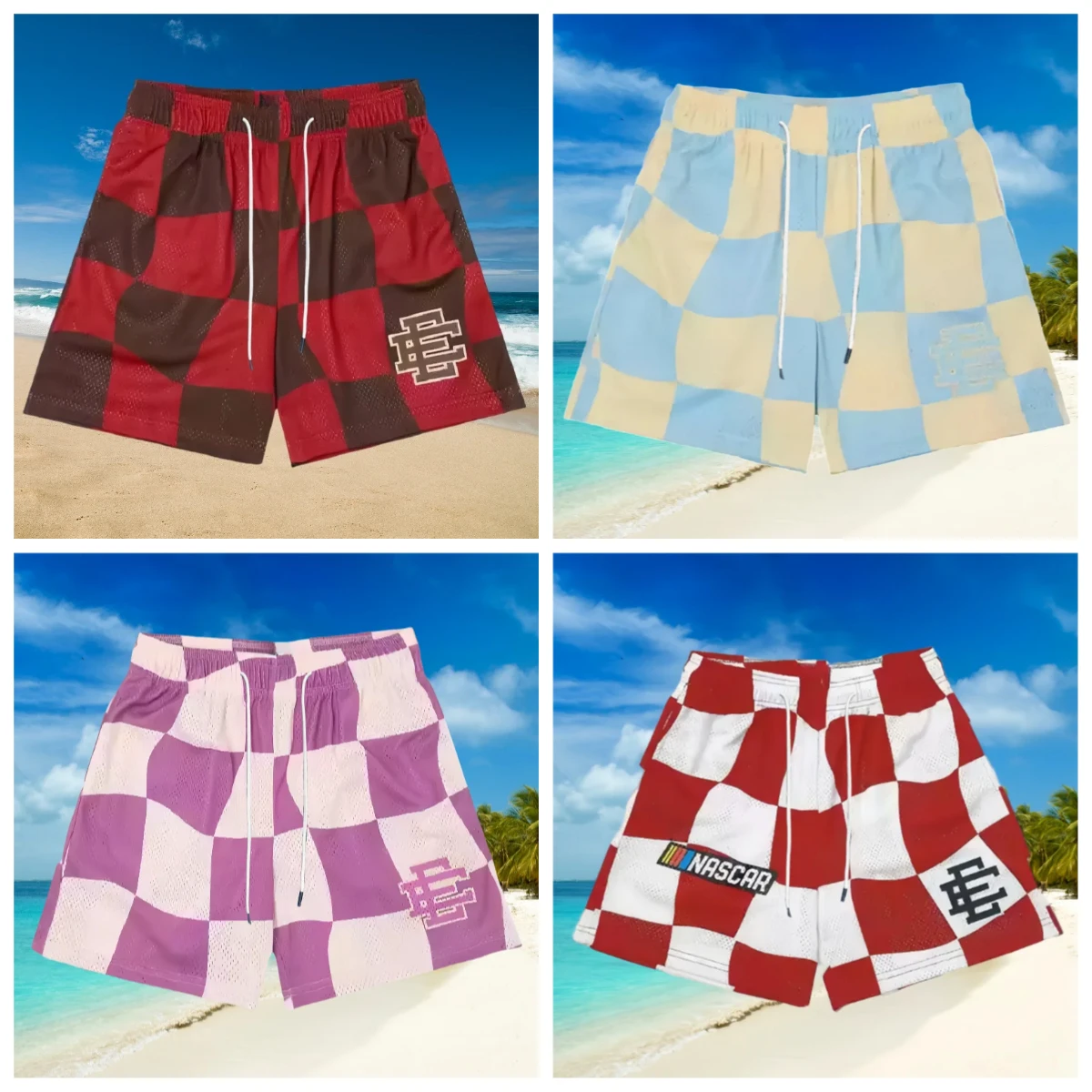 

2025 Hot-selling Summer Vacation Beach Casual Shorts Quick-drying and Downhill Motorcycle Men's and Women's Same Shorts