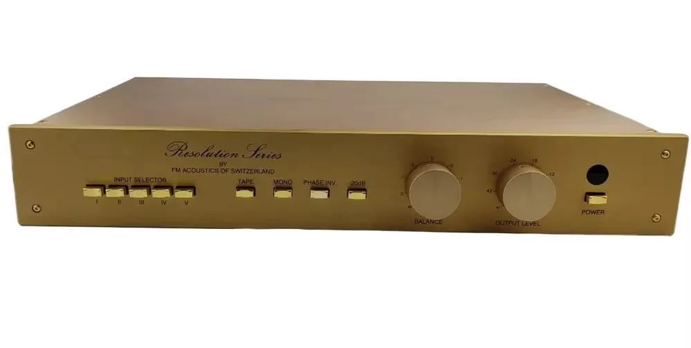 AMXKER FM255 Pré-amplificador, 1:1 réplica do circuito clássico suíço, audiófilo grau HIFI, versão mais recente, amplificador de potência, 2024