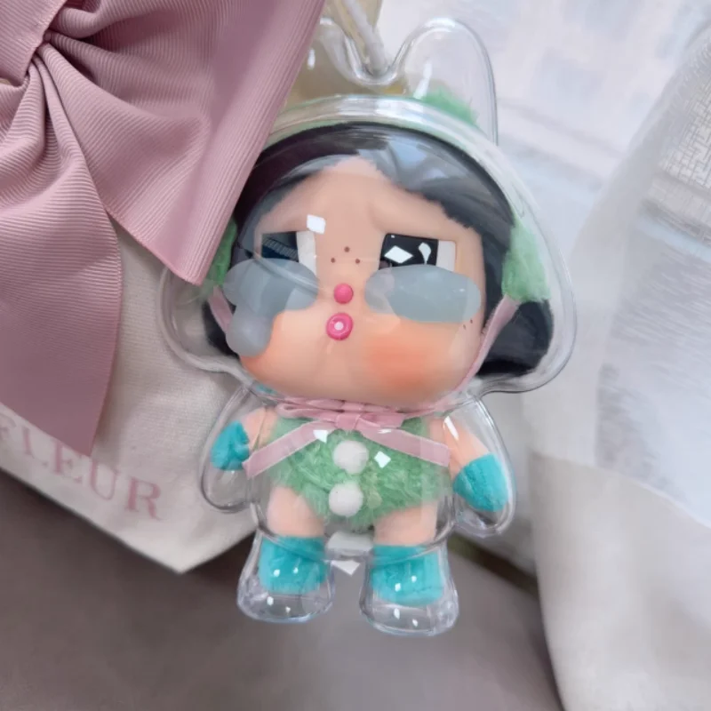 

For CRYBABY Series Doll Transparent Protective Dust Case Cover for Crying Baby Vinyl Protective Case Protective Cover