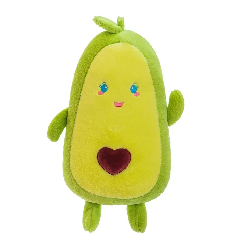 50-100cm kawaii ausgestopfte Frucht grün Riesen Avocado Plüsch tier weiche Puppe großes Schlaf kissen niedliches Geburtstags geschenk für Mädchen Raum dekor