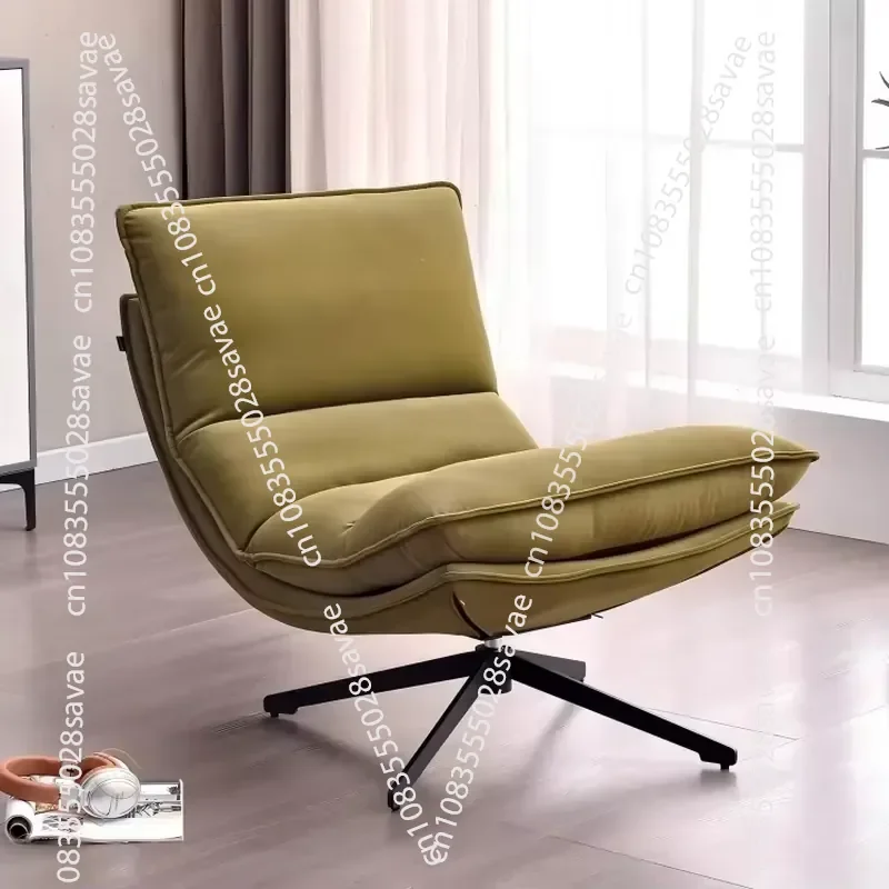 Cheap Creative Living Room Chair Modern Ecological Leather Leisure Chair Wholesale Simple Household Rotating Chair