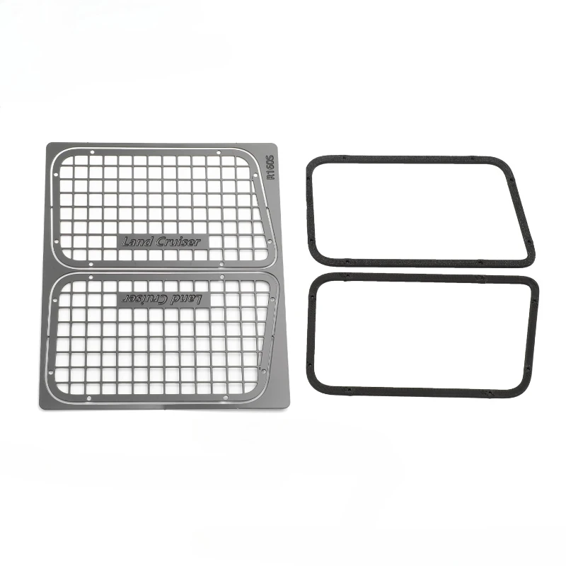 1 قطعة شبكة حماية معدنية قابلة للطي لملحقات 1/10 FMS FCX10 LC80