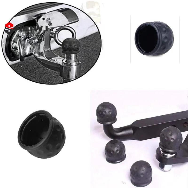 Durable Rubber Tow Ball Cover Waterproof Scratch Resistant For Car Trailer Towing Multicolor Universal Fit