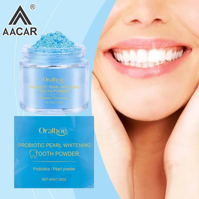 

Пробиотический зубной порошок Shine - бережный уход за деснами, очищение зубов, освежение дыхания и улучшение блеска для здоровья полости рта