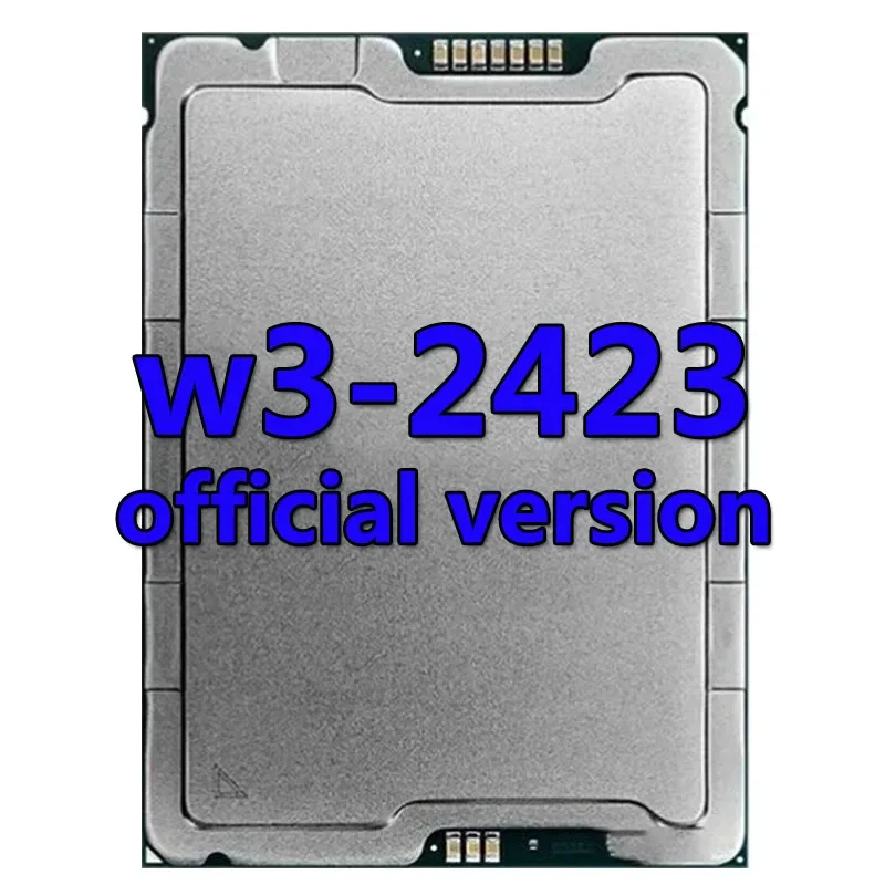 Xeon CPU W3-2423 official version CPU 15MB 2.1GHZ 6Core/12Thread 120W Processor LGA4677 FOR Worksation board W790 chipset