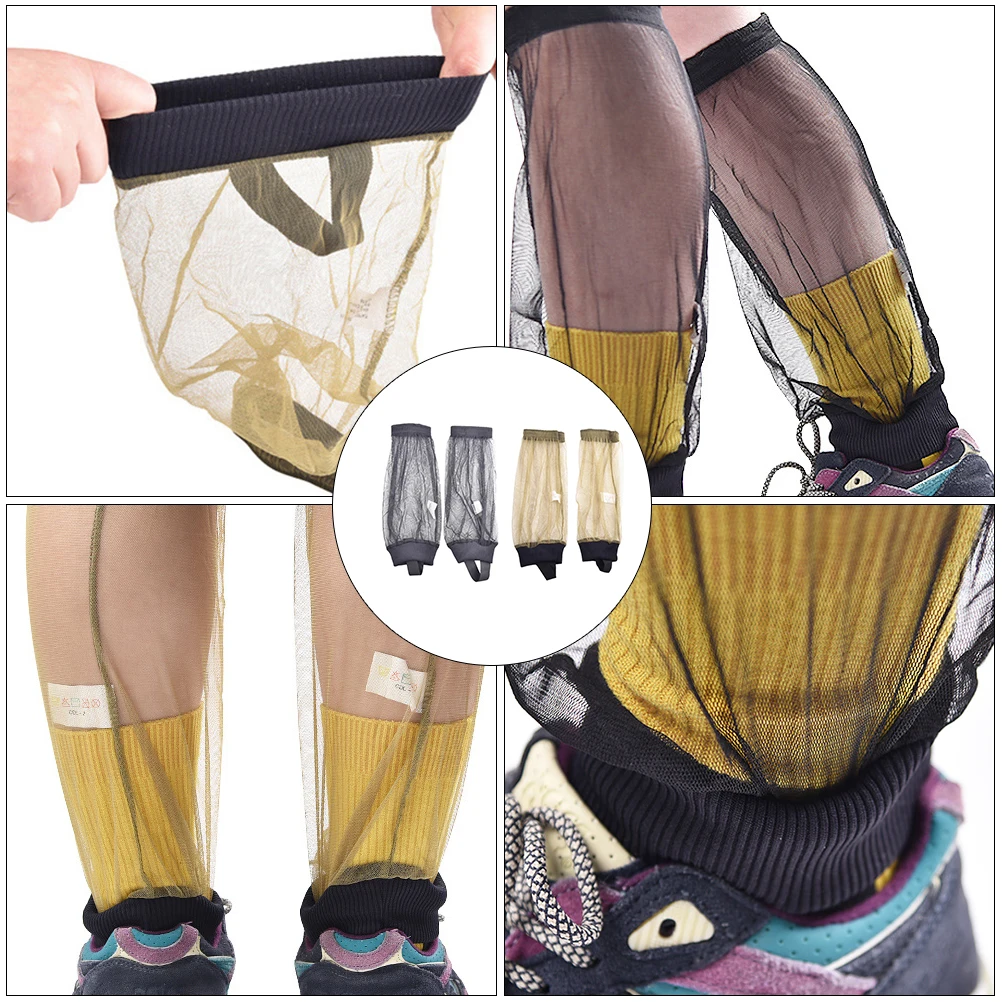 

2pcs 2 Pairs Anti-mosquito Leg Covers Breathable Bite-proof Socks for Hiking Camping Outdoor Activities Garden Tools