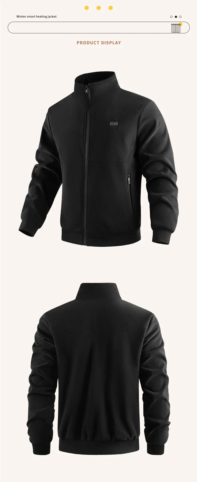 New Winter Fashion Versatile Polar Fleece Thick Heating Warm Jacket For Both Men Women 8-Zone Intelligent Heating Electric Coat 42 Sfec7d9bfca2a478bb204ba28aaf94144c
