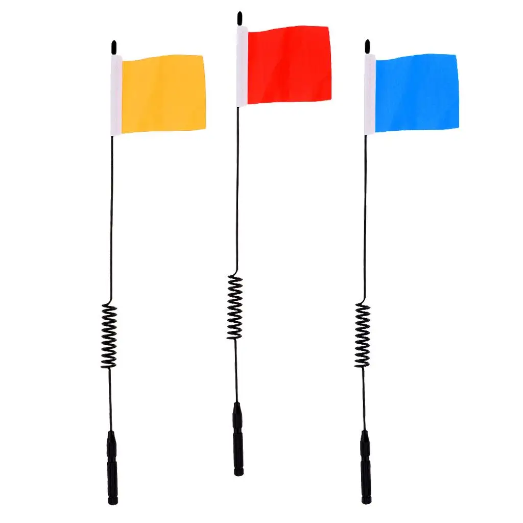 1/10 RC Rock Crawler Car Decorative Antenna Universal Metal Ornament for Model Vehicle Enhancement Fashion Yellow