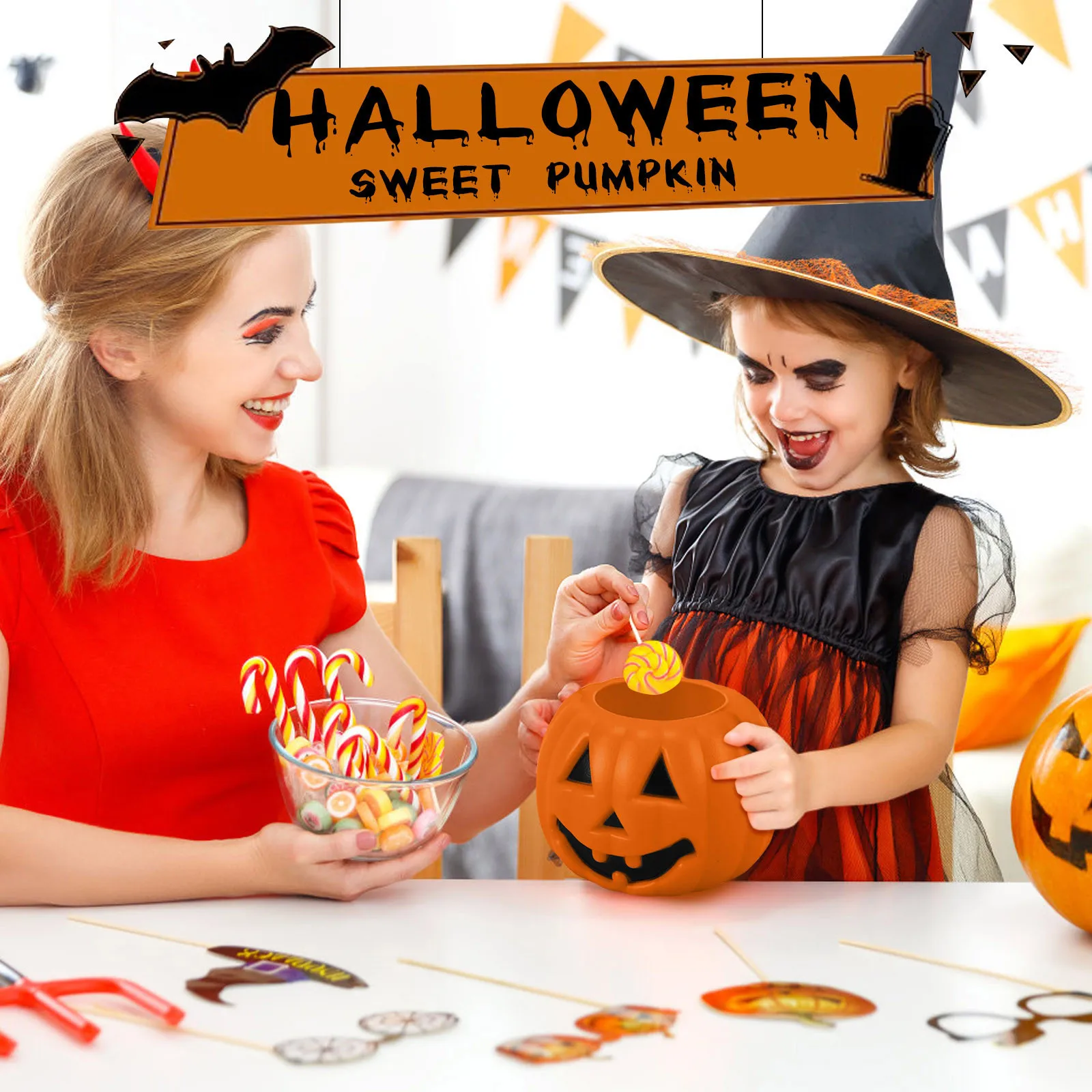Halloween Pompoen Knutselset K - Woven Basket Set recensie en prijs