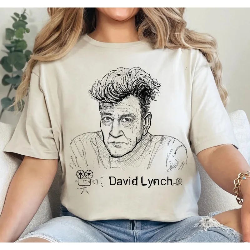 David Lynch Collection T-shirt, 90s Retro Movie T-shirt, Women's T-shirt, Summer New, Suitable for Both Men and Women