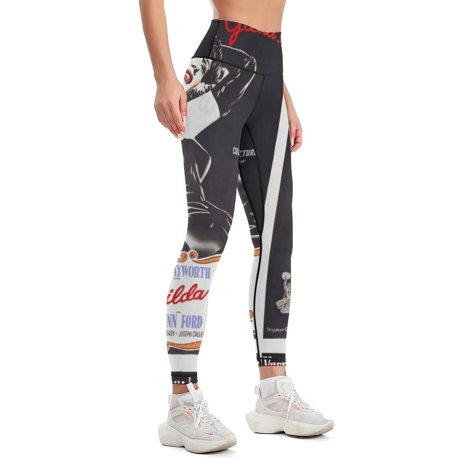 Argentinian poster of Gilda Leggings sports shirts gym legging push up Female legging pants Womens Leggings