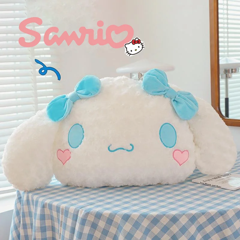

Sanrio Cute Cinnamoroll Rose Velvet Pillow Love Bow Cartoon Cushion Stuffed Plush Toys Sofa Decoration Ornamrnts Doll Kids Gift