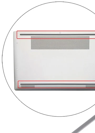 

1 шт. резиновая полоска для ноутбука, нижняя крышка, подставка для ног для Elitebook X360 1030 G3, нескользящий бампер, полоски для ног