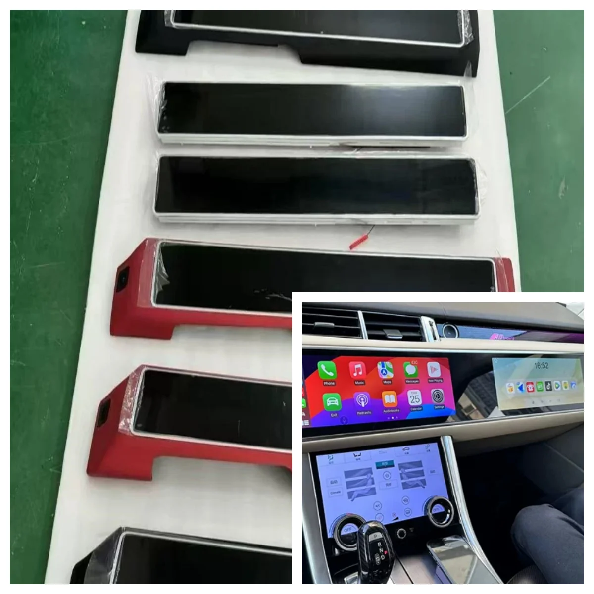 Android 15 For Land Rover Range Rover Sport L494 2013-2017 Three-Screen Car Radio Carplay Video Player DSP Interaction Auto GPS