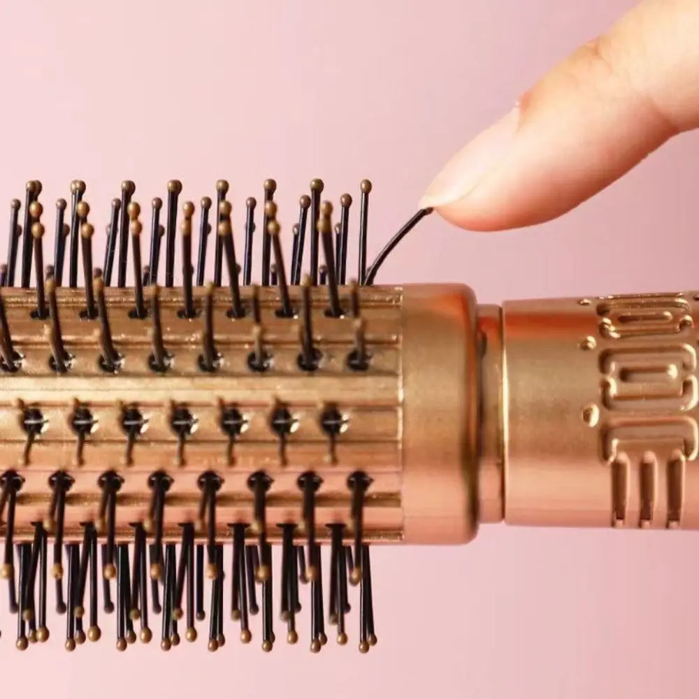 Elegant Wet Curly Air Cushion Comb Oval Gold Hair Comb Rectangle Hair Brush