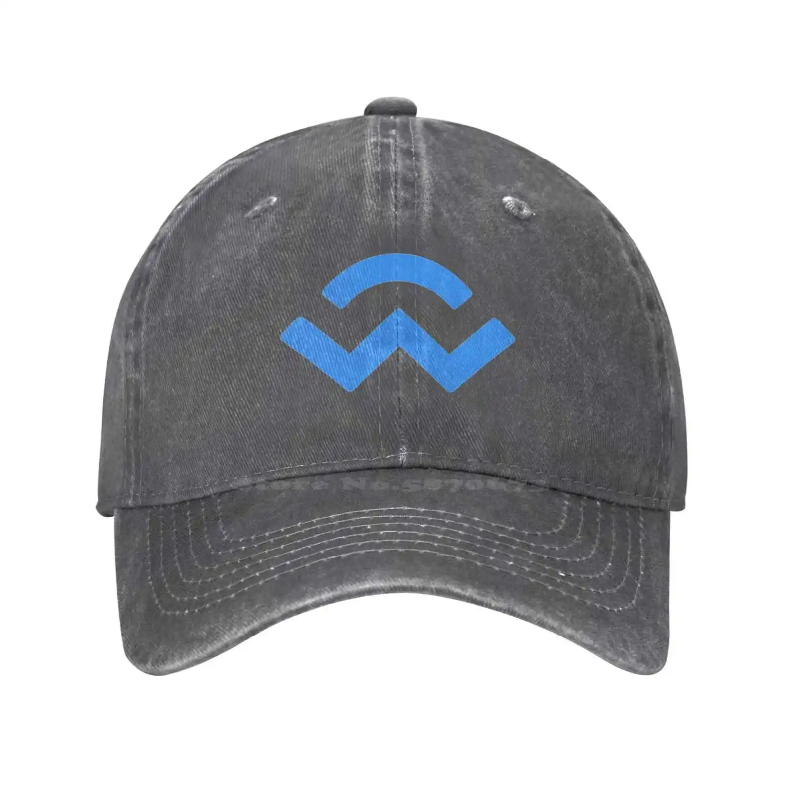 Wallet connect Logo Qualität Denim Cap Strick mütze Baseball Cap