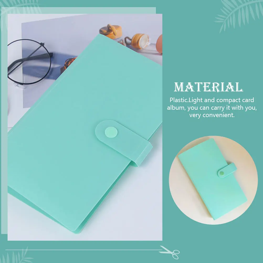 Kaartopslagboek Sterke zegelpagina's voor platlopen Gebruik Ideale spelkaarten Hoes Draagbare kaartenverzamelhulpmiddel voor op reis